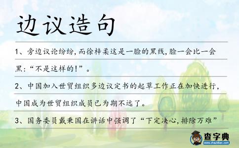 邊議造句