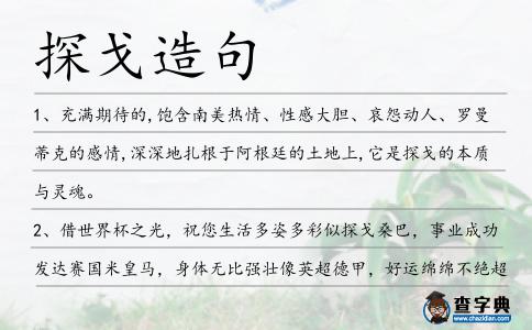 探戈造句