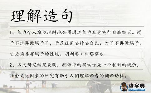 理解造句