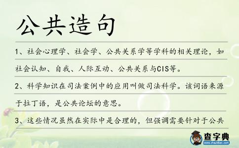 公共造句