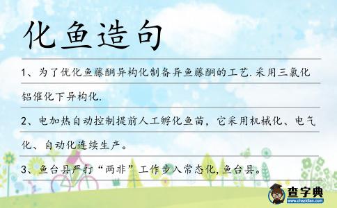 化魚造句