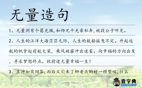 無量造句