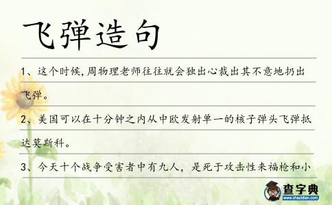 飛彈造句