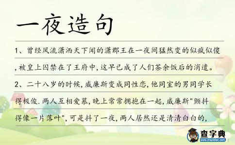 一夜造句