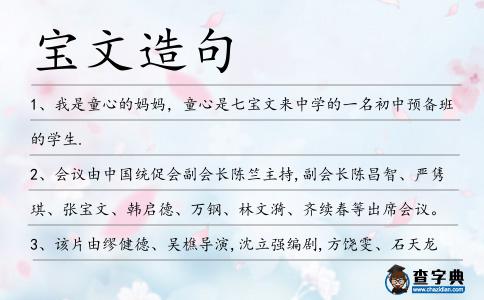寶文造句