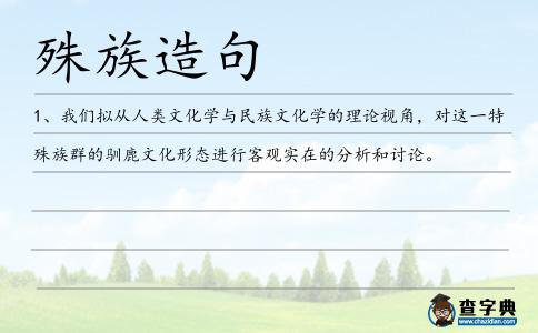 殊族造句
