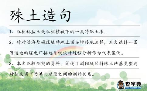 殊土造句