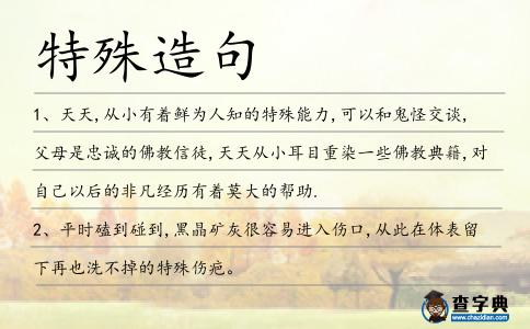 特殊造句