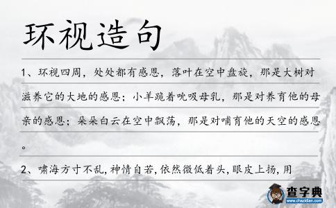 環視造句
