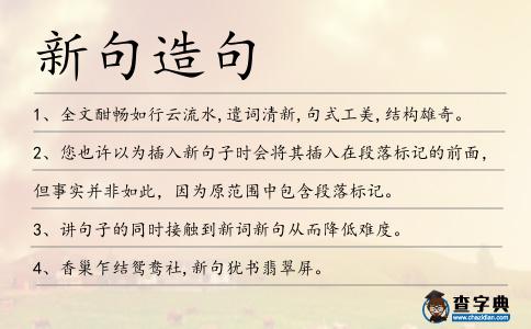 新句造句