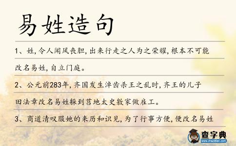 易姓造句