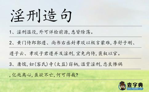 淫刑造句
