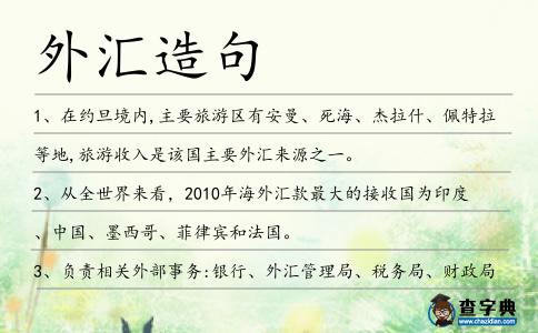 外匯造句