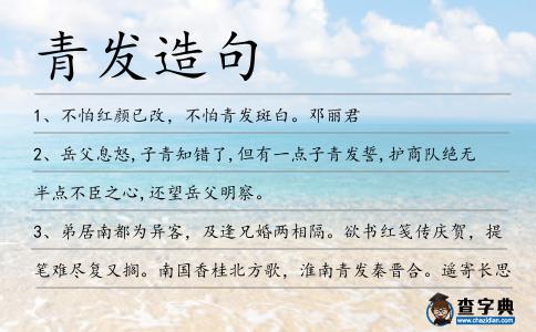 青發(fā)造句