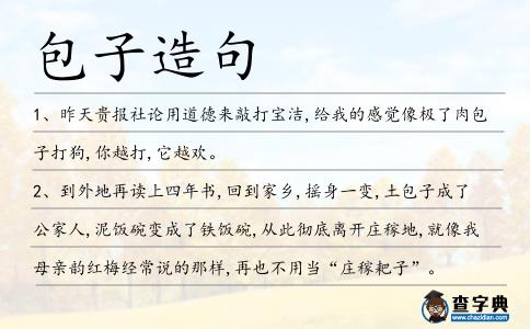 包子造句