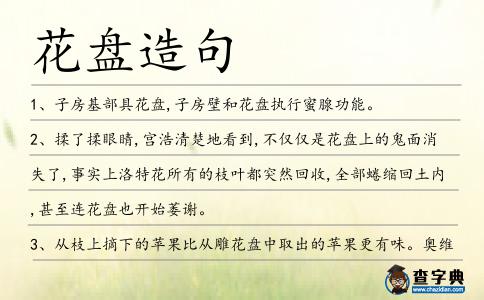 花盤造句