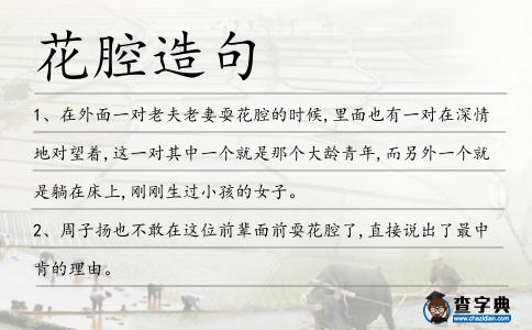 花腔造句