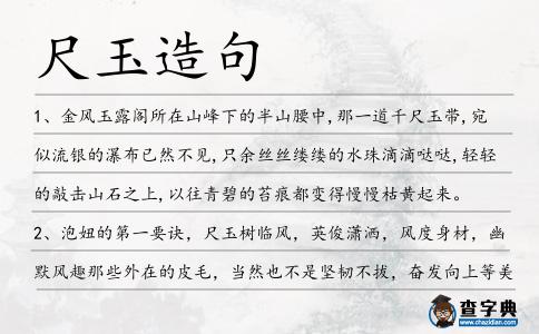 尺玉造句