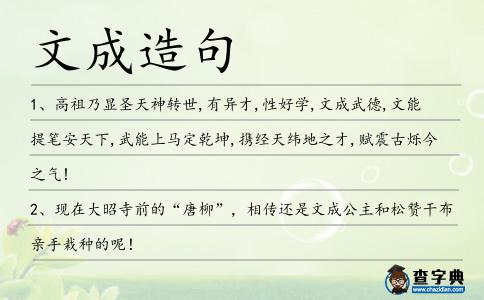 文成造句