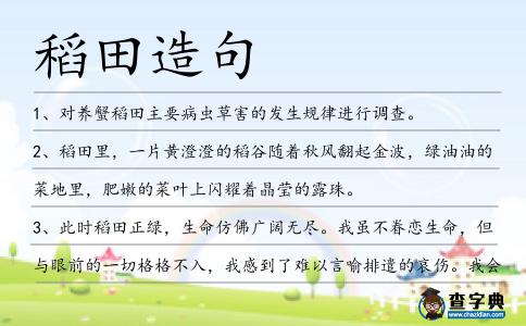 稻田造句