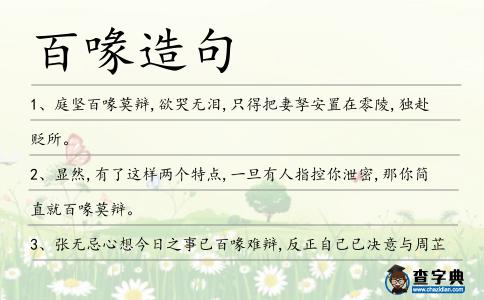 百喙造句