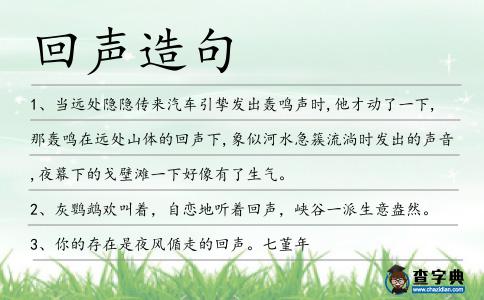 回聲造句