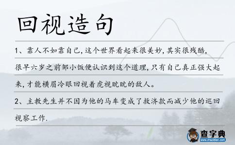 回視造句