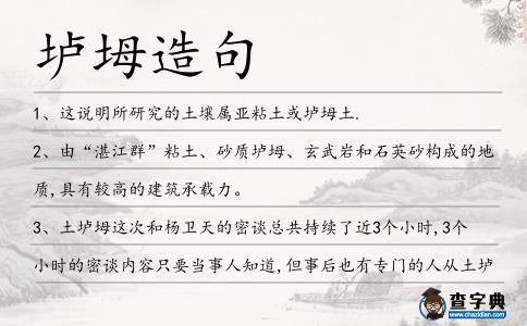 壚坶造句