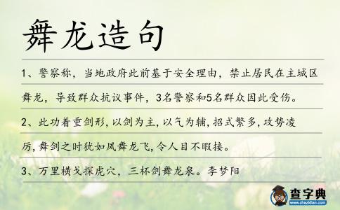 舞龍造句