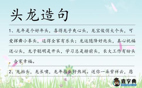 頭龍造句