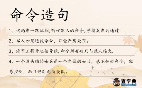 命令造句