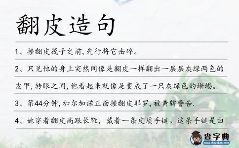 翻皮造句