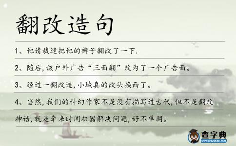 翻改造句