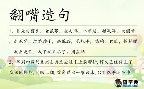 翻嘴造句