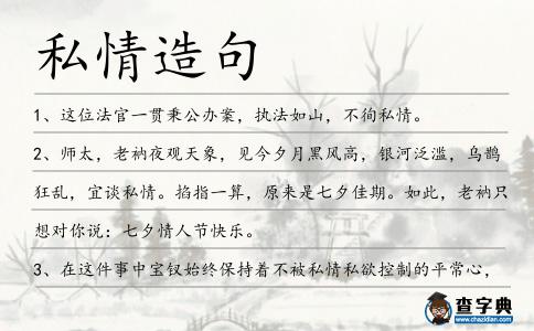 私情造句