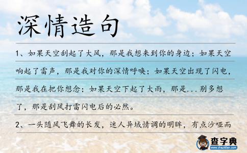 深情造句