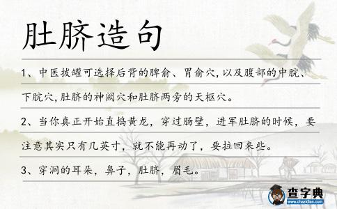 肚臍造句
