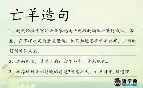 亡羊造句