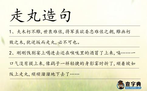 走丸造句