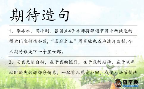 期待造句