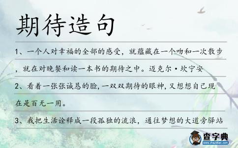 期待造句