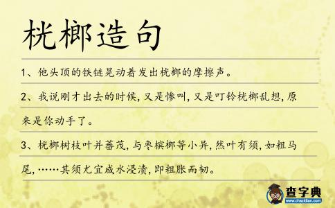 桄榔造句
