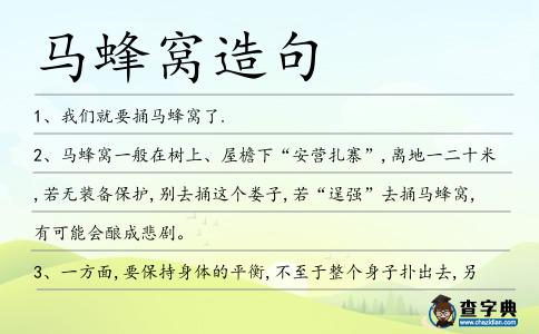 馬蜂窩造句