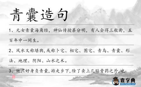 青囊造句