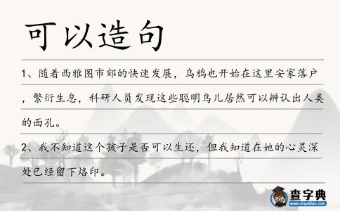 可以造句