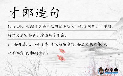 才郎造句