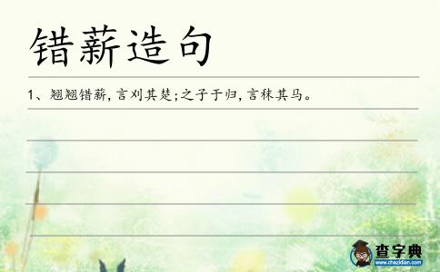 錯(cuò)薪造句