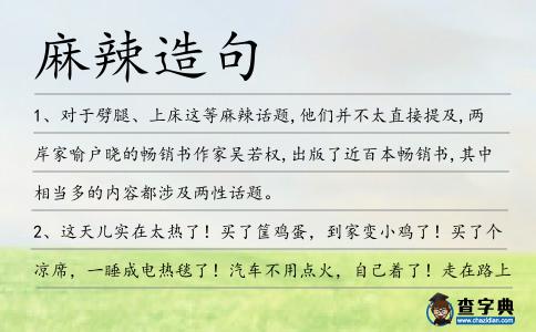 麻辣造句