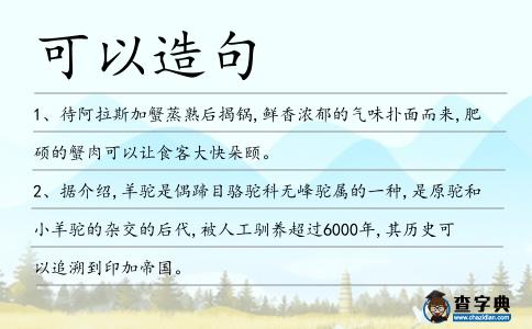 可以造句