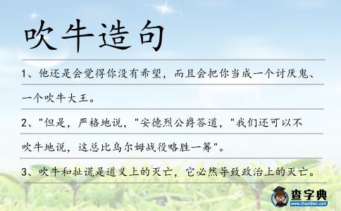 吹牛造句